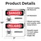 Signmission Ammonia - Amoniaco Danger Sign, Vinyl Decal, 7in W x 10in L, 2PK OS-2PACK-DS-D-710-VS-1992 - alternate 6
